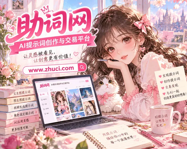 AI提示词网站免费的在哪里?助词网免费词随便领